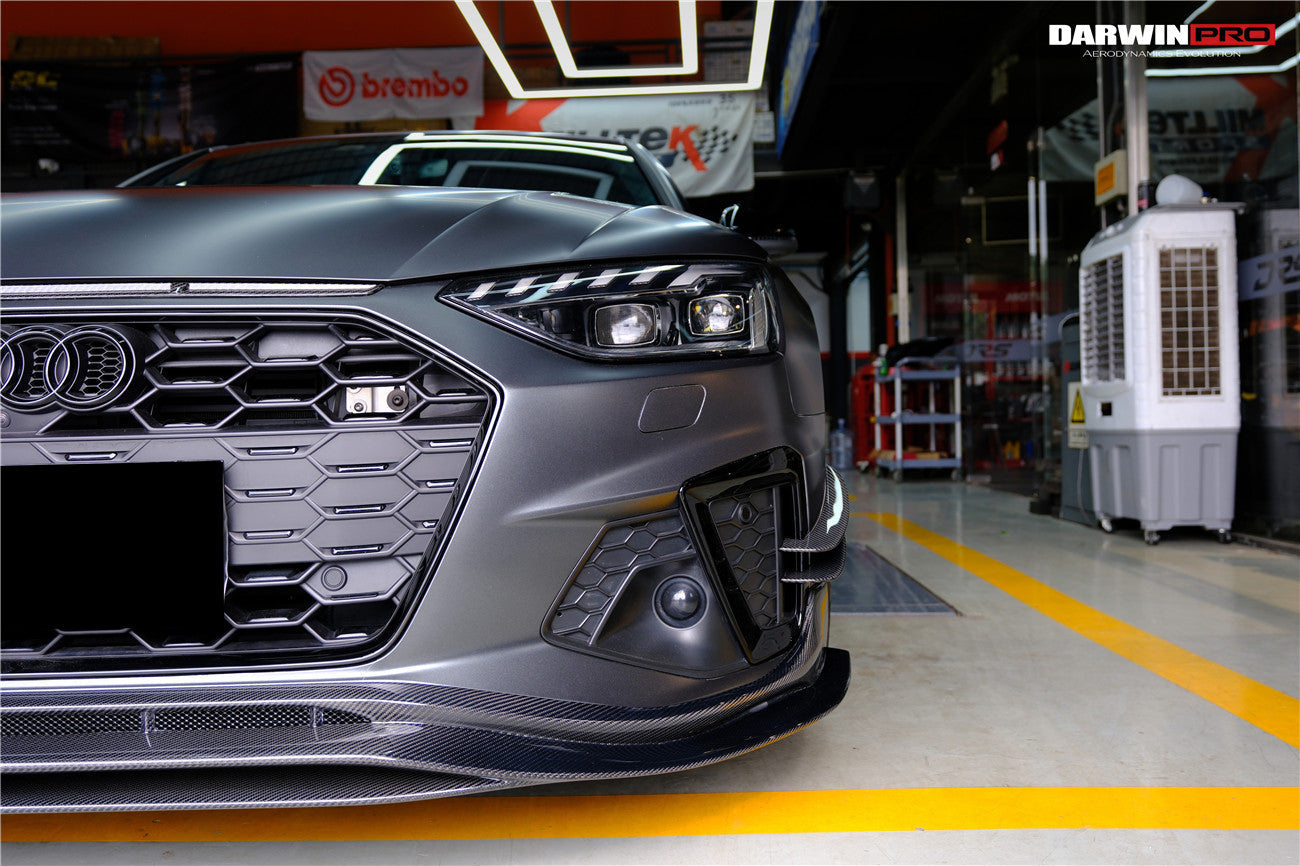 DarwinPRO 2020-2025 Audi S4 Sedan And Avant B9.5 BKSS Style Carbon Fiber Front Lip