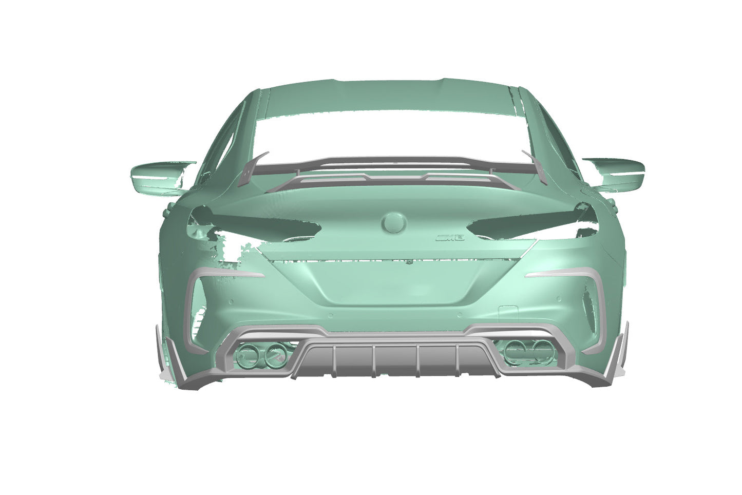 2019-2025 BMW M8 F93 8 Series G16 AD Style Autoclave Carbon Fiber Trunk Spoiler