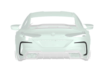 2019-2025 BMW M8 F93 AD Style Autoclave Carbon Fiber Rear Bumper Side Vent Trims