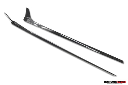 2019-2025 BMW M8 F93 8 Series G16 AD Style Autoclave Carbon Fiber Side Skirts