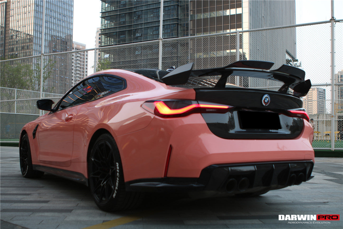 2021-UP BMW M4 G82 4 Series G22 BKSSII Style Carbon Fiber Trunk Spoiler - DarwinPRO Aerodynamics
