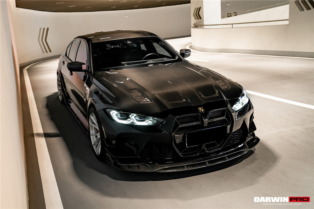 2021-UP BMW M3 G80 G81 M4 G82 G83 BKSSII Style Carbon Fiber Hood - DarwinPRO Aerodynamics