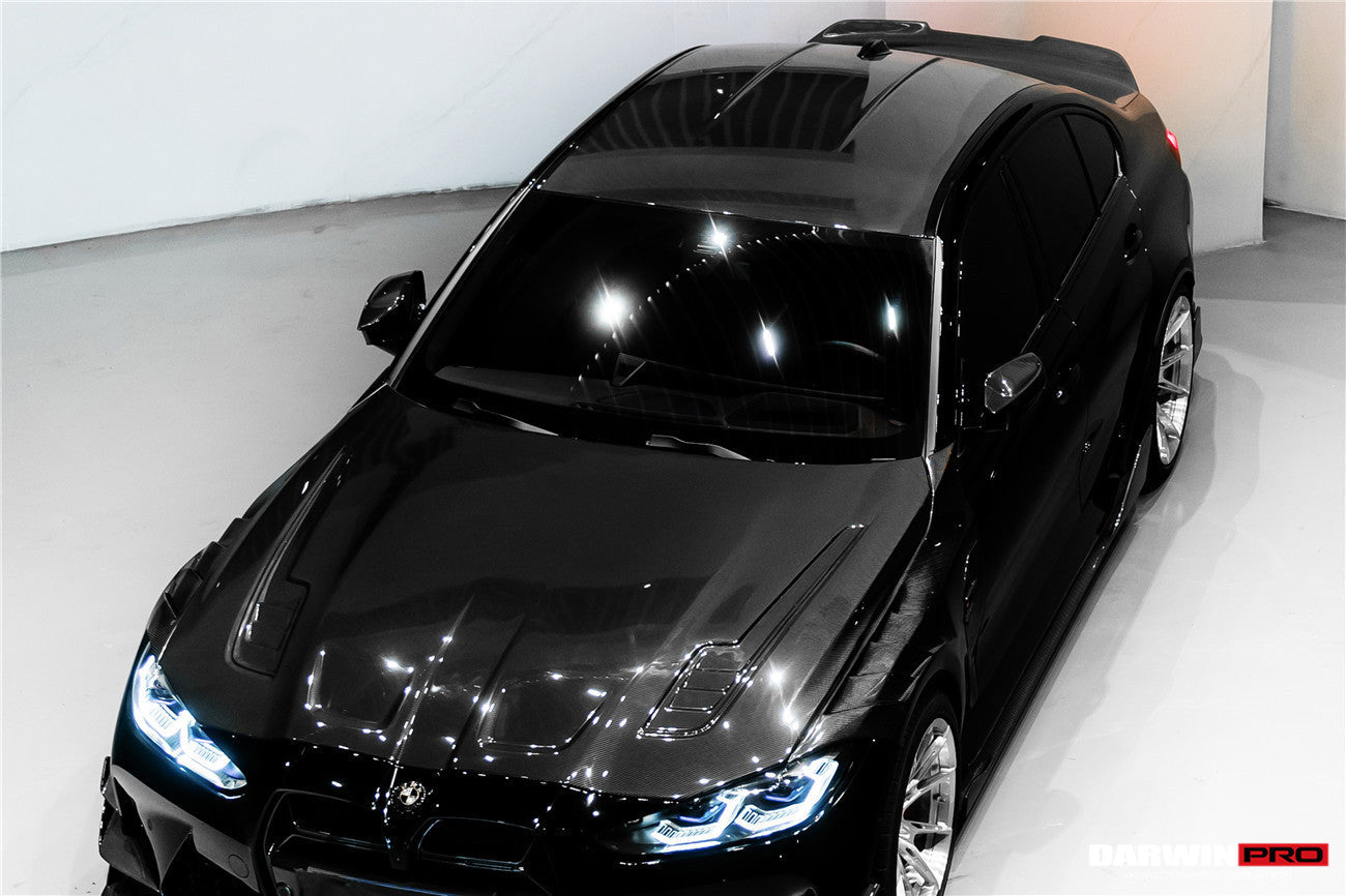 2021-UP BMW M3 G80 G81 M4 G82 G83 BKSSII Style Carbon Fiber Hood - DarwinPRO Aerodynamics