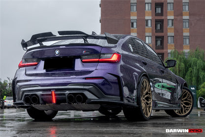 2021-UP BMW M3 G80 BKSSII Style Carbon Fiber Full Wide Body Kit