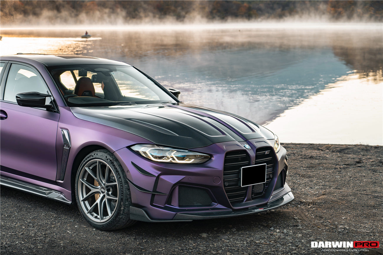 2021-UP BMW M3 G80 G81 BKSSII Style Front Bumper and Front Fender and Side Skirts