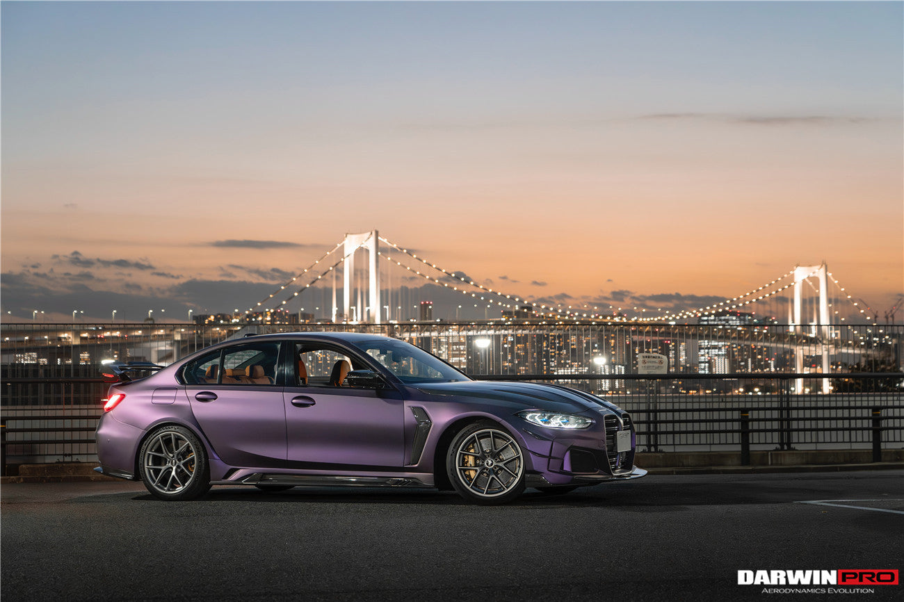 2021-UP BMW M3 G80 BKSSII Style Carbon Fiber Full Wide Body Kit