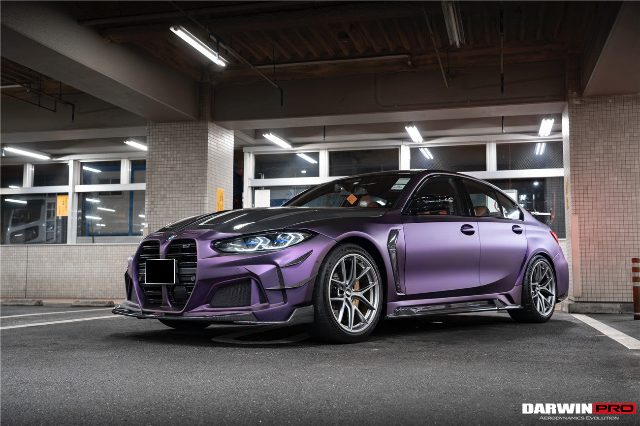 2021-UP BMW M3 G80 BKSSII Style Carbon Fiber Full Wide Body Kit
