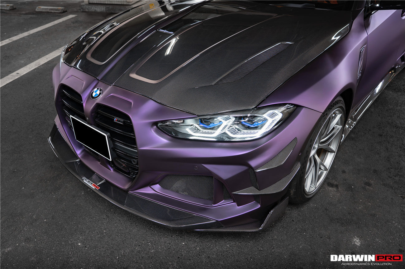 2021-UP BMW M3 G80 G81 BKSSII Style Front Bumper and Front Fender and Side Skirts