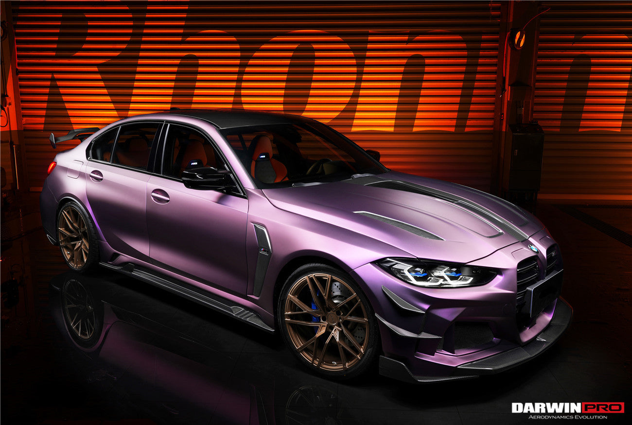 2021-UP BMW M3 G80 G81 BKSSII Style Front Bumper and Front Fender and Side Skirts