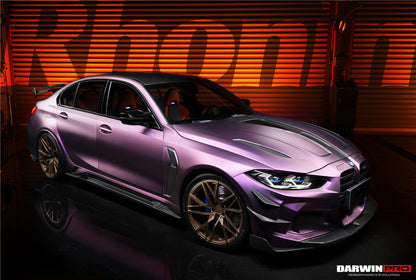 2021-UP BMW M3 G80 G81 BKSSII Style Front Bumper and Front Fender and Side Skirts