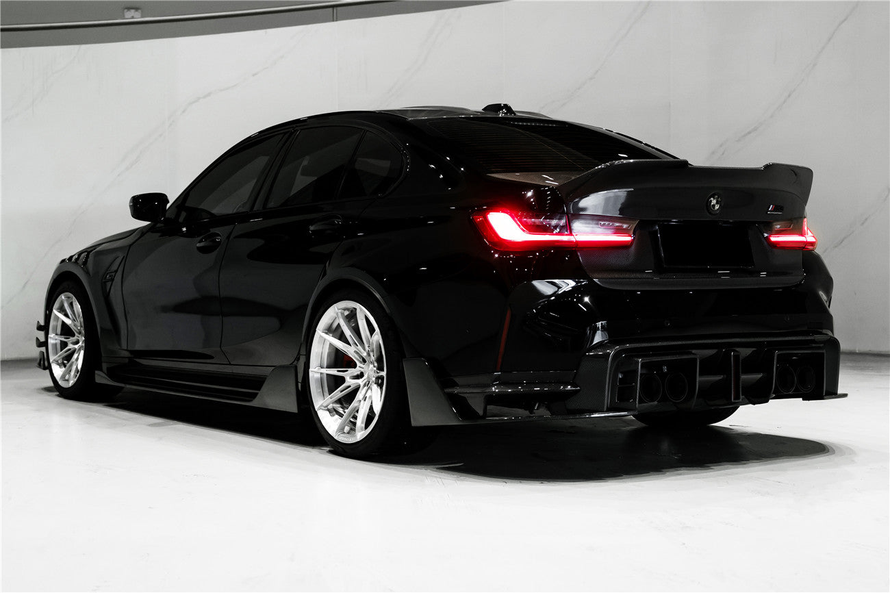 2021-UP BMW M3 G80 BKSS Style Carbon Fiber Rear Diffuser