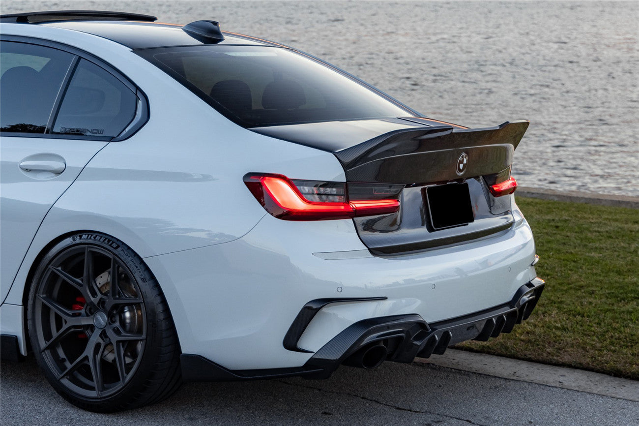 DarwinPRO 2019-2024 BMW M3 G80 & G20 3 Series BKSS Style Carbon Fiber Trunk - DarwinPRO Aerodynamics