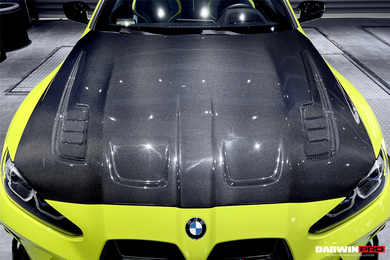2021-UP BMW M3 G80 G81 M4 G82 G83 BKSSII Style Carbon Fiber Hood - DarwinPRO Aerodynamics