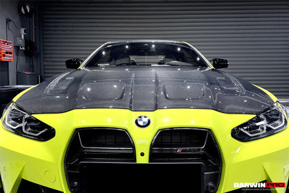 2021-UP BMW M3 G80 G81 M4 G82 G83 BKSSII Style Carbon Fiber Hood - DarwinPRO Aerodynamics