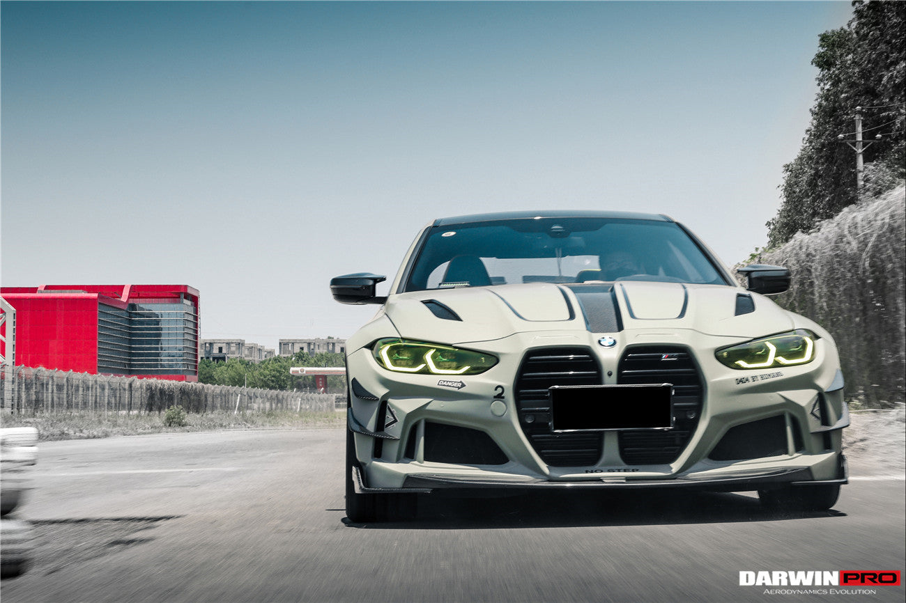 DarwinPRO 2021-UP BMW M4 G82 G83 BKSSII Style Front Bumper and Front Fender and Side Skirts - DarwinPRO Aerodynamics