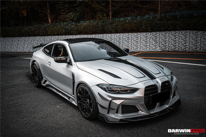DarwinPRO 2021-UP BMW M4 G82 G83 BKSSII Style Front Bumper and Front Fender and Side Skirts - DarwinPRO Aerodynamics