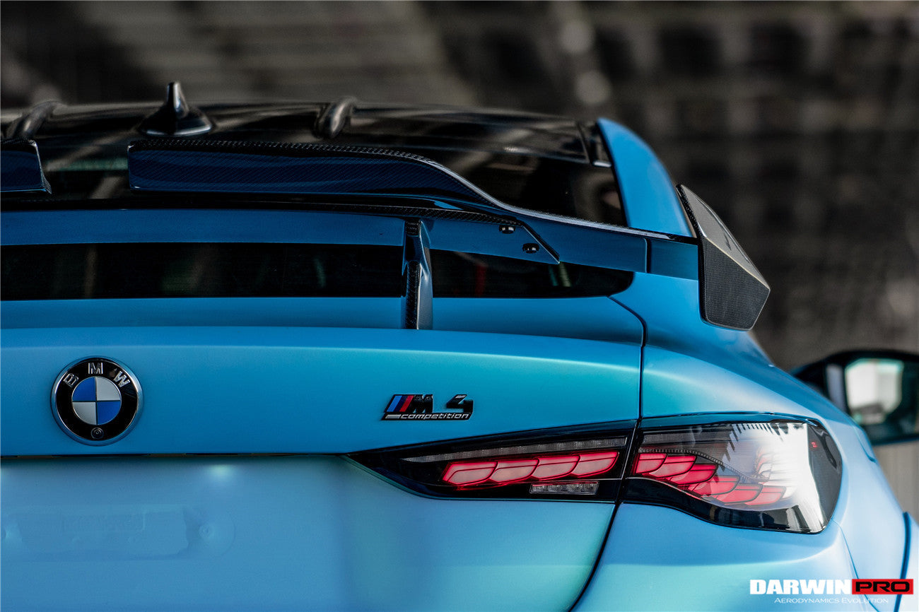 2021-UP BMW M4 G82 4 Series G22 BKSSII Style Carbon Fiber Trunk Spoiler - DarwinPRO Aerodynamics