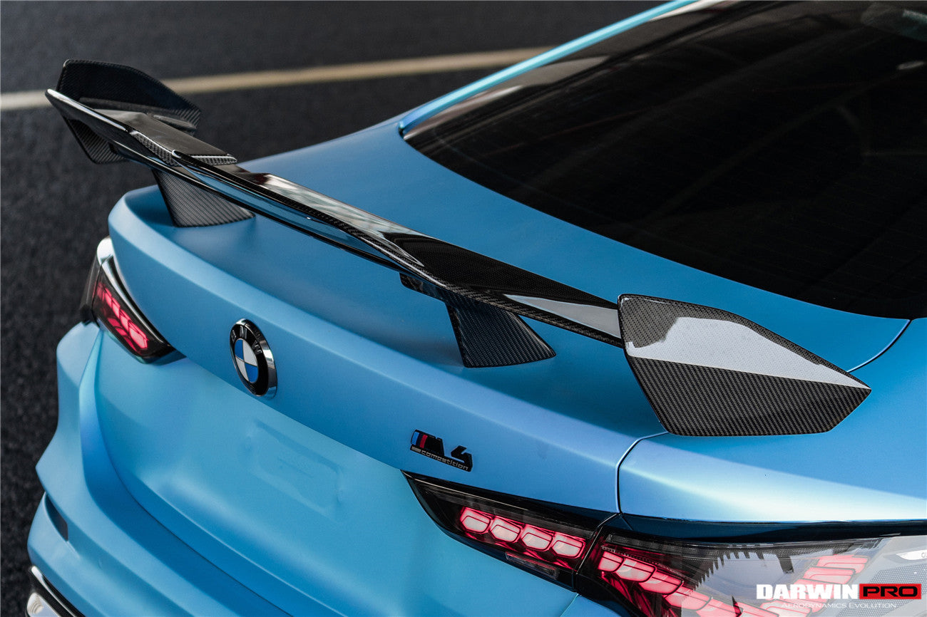 2021-UP BMW M4 G82 4 Series G22 BKSSII Style Carbon Fiber Trunk Spoiler - DarwinPRO Aerodynamics