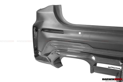 2021-UP BMW M3 G80 BKSSII Style Rear Bumper With Exhaust Tips