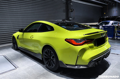 2021-UP BMW M3 G80 MP Style Carbon Fiber Quad Rear Lip with Winglets
