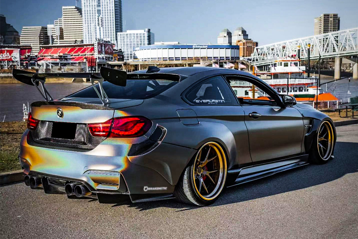 2014-2023 BMW M4 GTS2 Style Carbon Fiber Trunk Spoiler