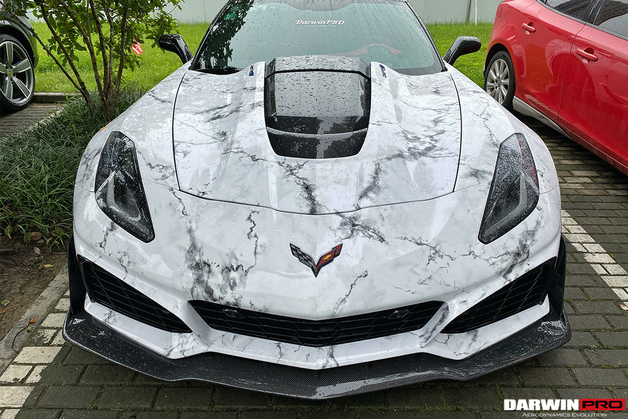 2013-2019 Corvette Z06 Grandsport Convert ZR1 Style Front Body Kit - DarwinPRO Aerodynamics