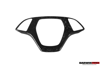 2013-2019 Corvette C7 Z06 Grandsport Dry Carbon Fiber interior Steering Wheel Cover Trim