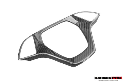 2013-2019 Corvette C7 Z06 Grandsport Dry Carbon Fiber interior Steering Wheel Cover Trim