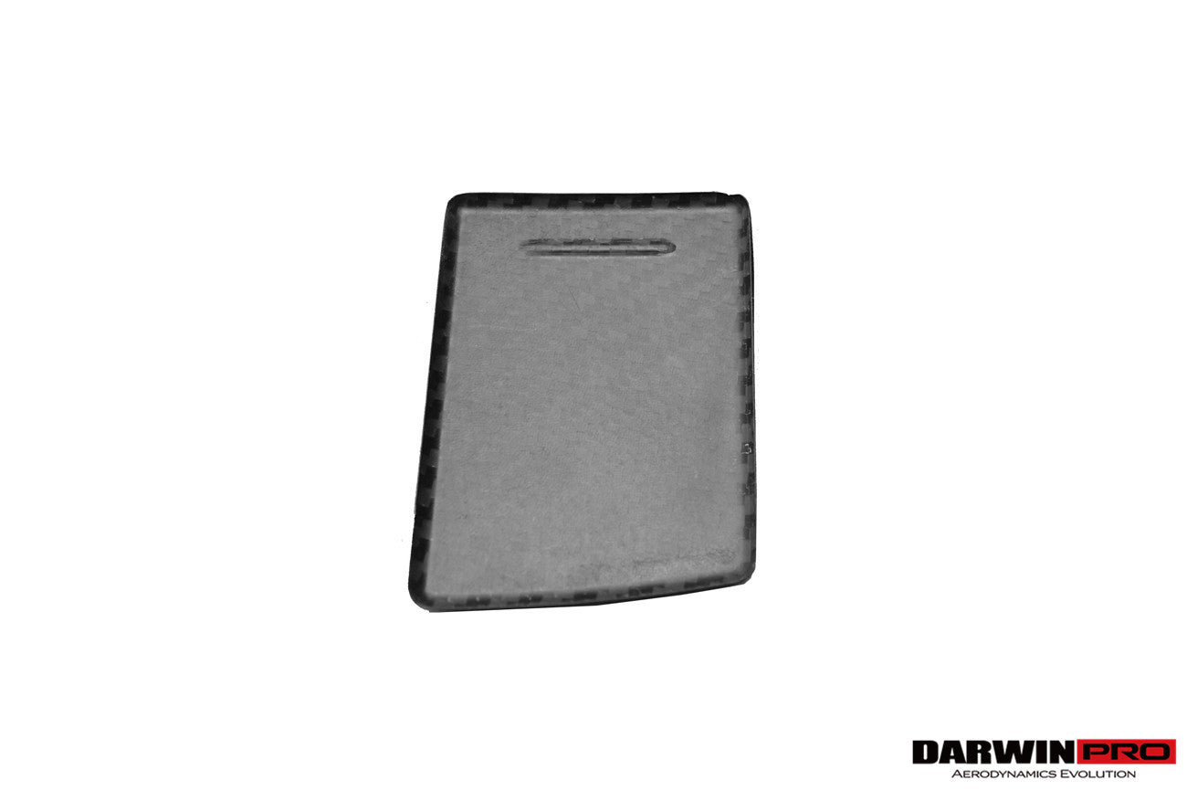 2013-2019 Corvette C7 Z06 Grandsport Dry Carbon Fiber Interior Cup Holder Cover Panel Trim - DarwinPRO Aerodynamics