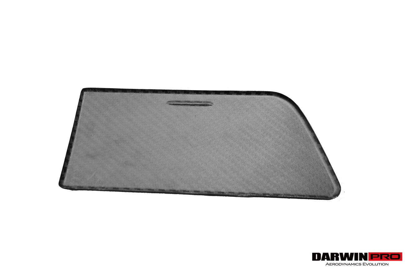 2013-2019 Corvette C7 Z06 Grandsport Dry Carbon Fiber Interior Cup Holder Cover Panel Trim - DarwinPRO Aerodynamics