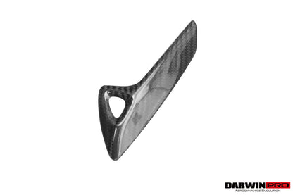 2013-2019 Corvette C7 Z06 Grandsport Dry Carbon Fiber Interior Door Handle molding Cover Trims