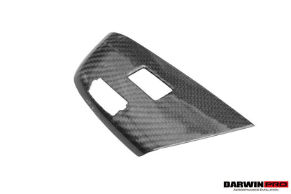 2013-2019 Corvette C7 Z06 Grandsport Dry Carbon Fiber Interior passenger Window Switch Side Armrest Panel cover Trim