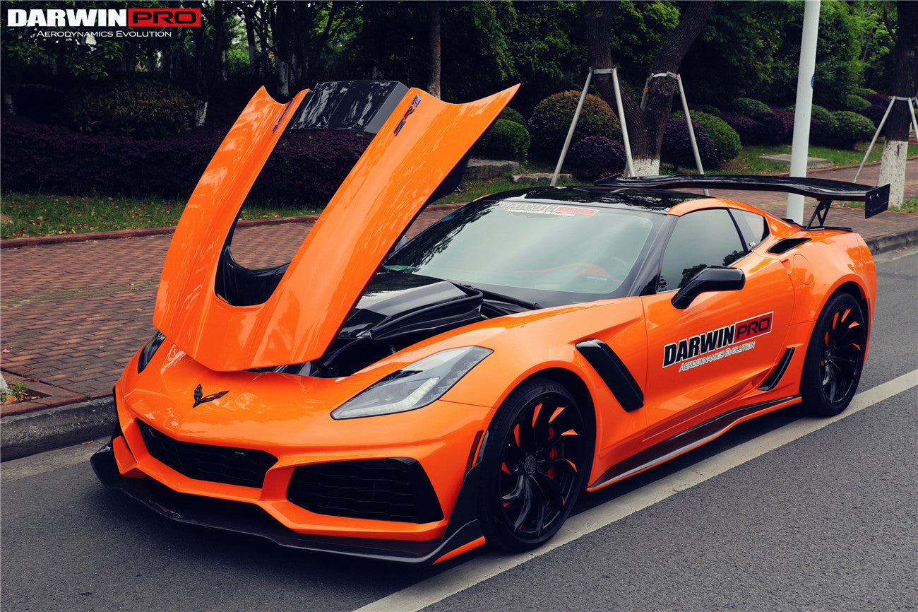 2013-2019 Corvette Z06 Grandsport Convert ZR1 Style Front Body Kit - DarwinPRO Aerodynamics