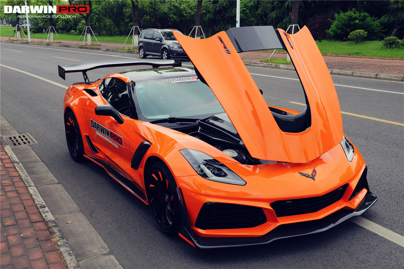 2013-2019 Corvette Z06 Grandsport Convert ZR1 Style Front Body Kit - DarwinPRO Aerodynamics