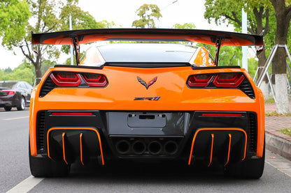 2013-2019 Corvette C7 Z51 Grandsport Z06 Style Rear Full Body Kit