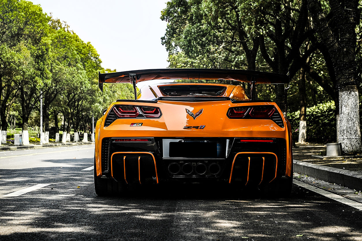 2013-2019 Corvette C7 Z51 Grandsport Z06 Style Rear Full Body Kit