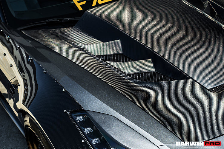 DarwinPRO 2013-2019 Corvette Z06 Grandsport BKSS Style Carbon Fiber Hood