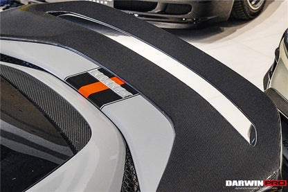 DarwinPRO 2022-2026 Ferrari 296 GTB Type F171 iMP Style Carbon Fiber Trunk Spoiler - DarwinPRO Aerodynamics