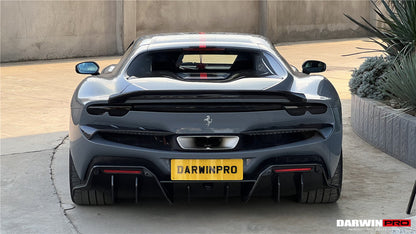 DarwinPRO 2022-2026 Ferrari 296 GTB Type F171 iMP Style Carbon Fiber Trunk Spoiler - DarwinPRO Aerodynamics