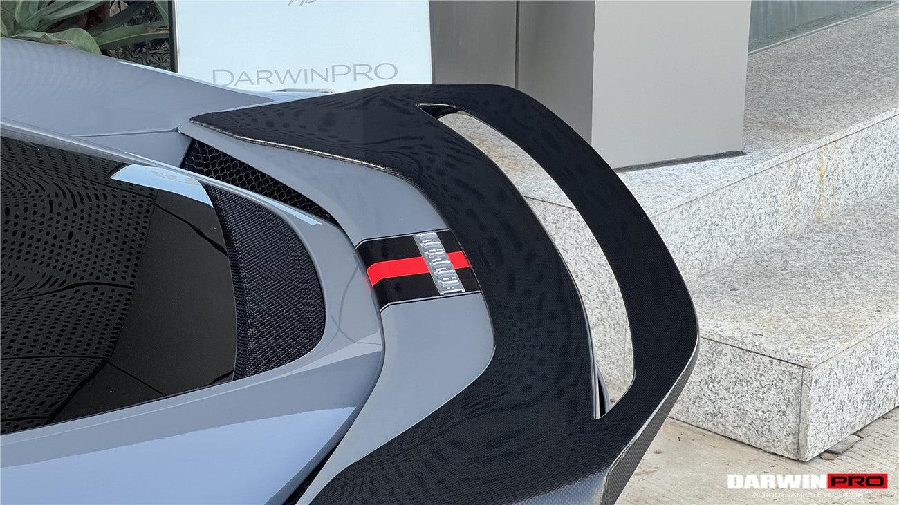 DarwinPRO 2022-2026 Ferrari 296 GTB Type F171 iMP Style Carbon Fiber Trunk Spoiler - DarwinPRO Aerodynamics
