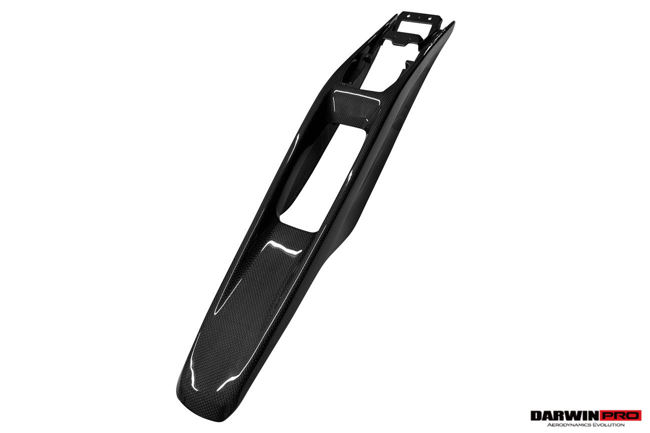 2022-2026 Ferrari 296 GTB & GTS (Type F171) OE Style Dry Carbon Fiber Center Control Surround Panel Rear End - DarwinPRO Aerodynamics