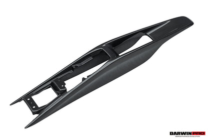 2022-2026 Ferrari 296 GTB & GTS (Type F171) OE Style Dry Carbon Fiber Center Control Surround Panel Rear End - DarwinPRO Aerodynamics