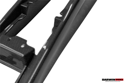 2022-2026 Ferrari 296 GTB & GTS (Type F171) OE Style Dry Carbon Fiber Center Control Surround Panel Rear End - DarwinPRO Aerodynamics