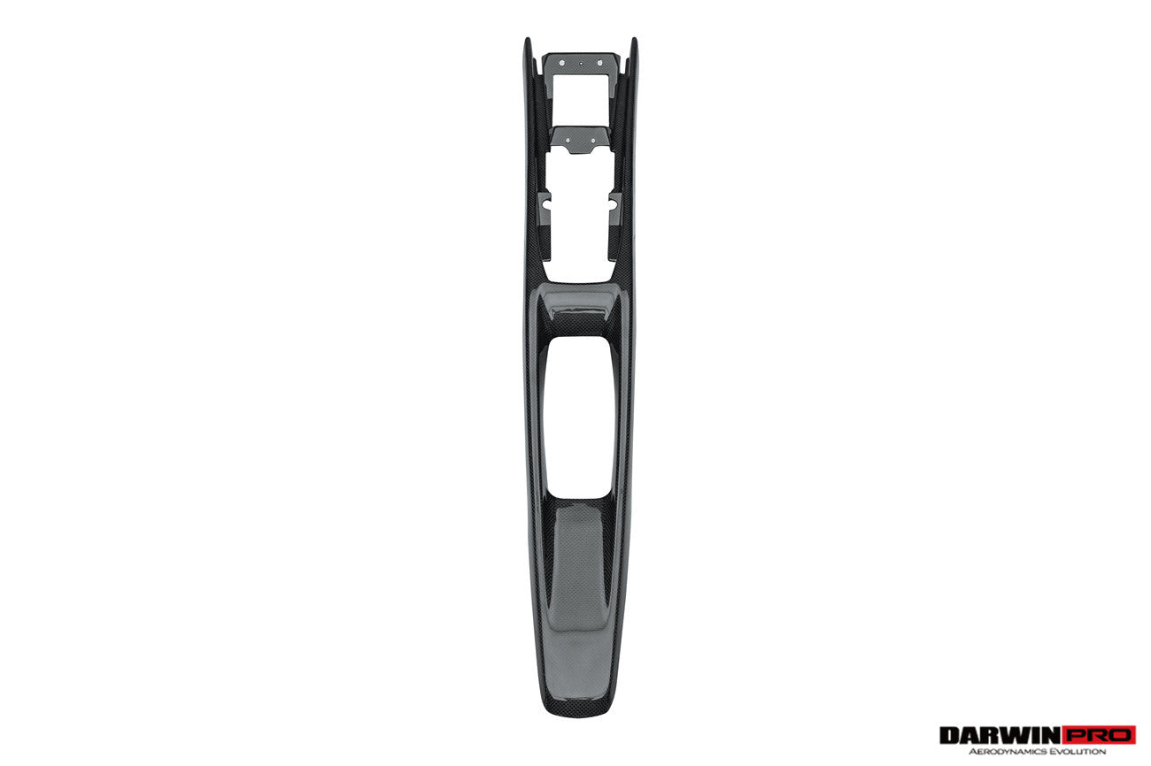 2022-2026 Ferrari 296 GTB & GTS (Type F171) OE Style Dry Carbon Fiber Center Control Surround Panel Rear End - DarwinPRO Aerodynamics