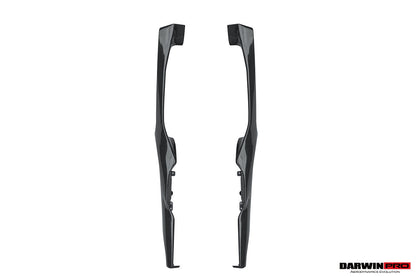 2022-2026 Ferrari 296 GTB GTS (Type F171) OE Style Dry Carbon Fiber Center Control Surround Panel Front End - DarwinPRO Aerodynamics
