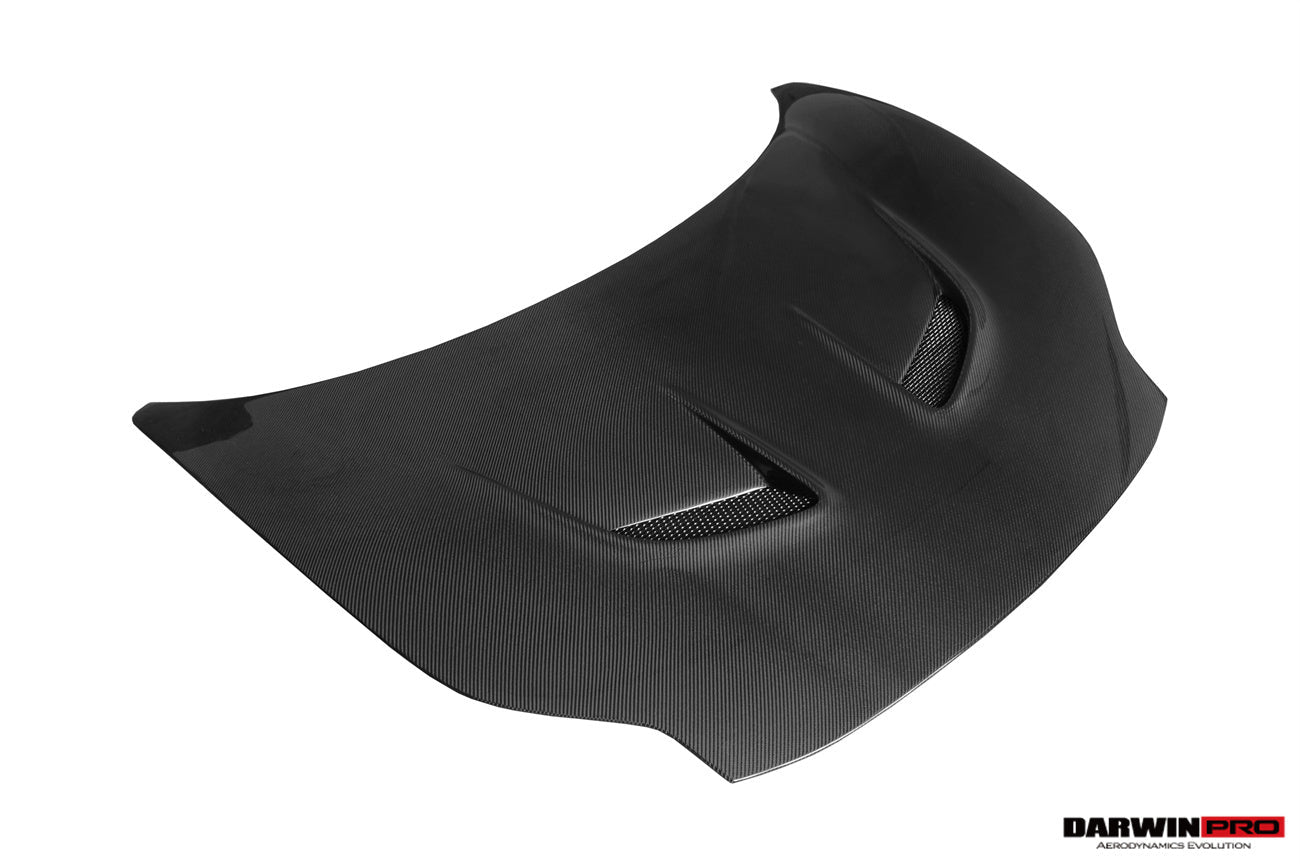 DarwinPRO 2010-2015 Ferrari 458 Coupe  Spider BKSS Style Carbon Fiber Hood and Partial Carbon Fiber Front bumper - DarwinPRO Aerodynamics