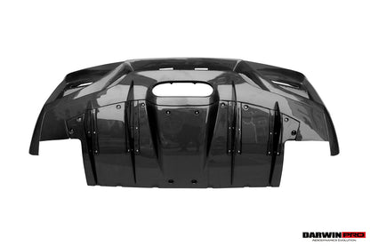 DarwinPRO 2010-2015 Ferrari 458 Coupe BKSS Style Partial Carbon Fiber Rear Bumper And Carbon Fiber Trunk With Tail Light Cover - DarwinPRO Aerodynamics
