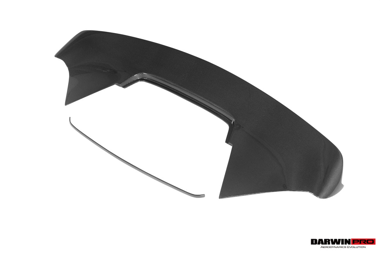 DarwinPRO 2010-2015 Ferrari 458 Coupe BKSS Style Partial Carbon Fiber Rear Bumper And Carbon Fiber Trunk With Tail Light Cover - DarwinPRO Aerodynamics