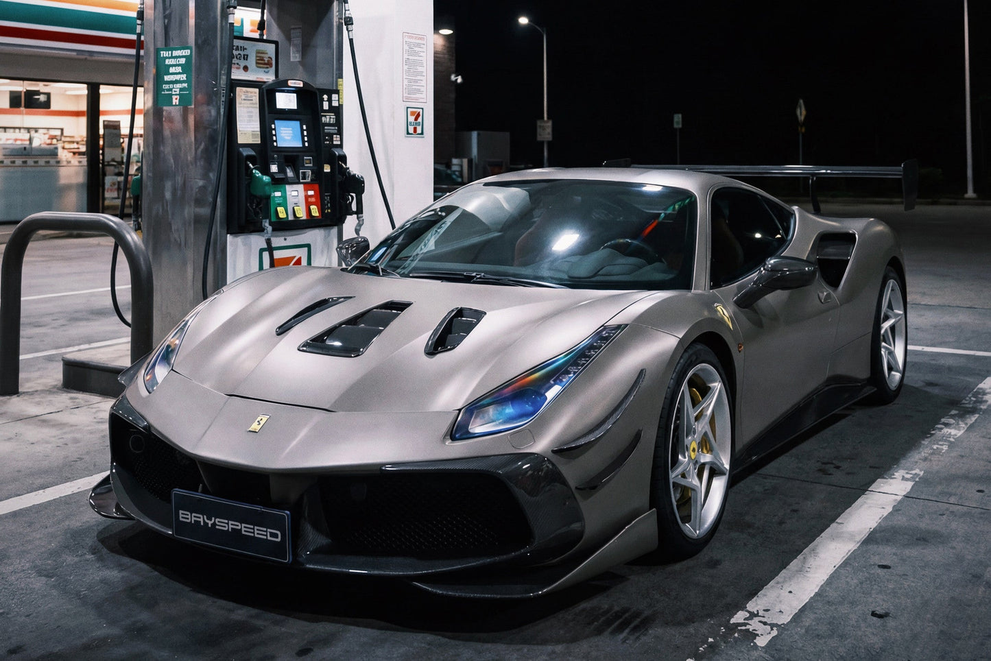 DarwinPRO 2015-2020 Ferrari 488 Challenge Evo Modena Style Side Skirts | Fits GTB, Spider
