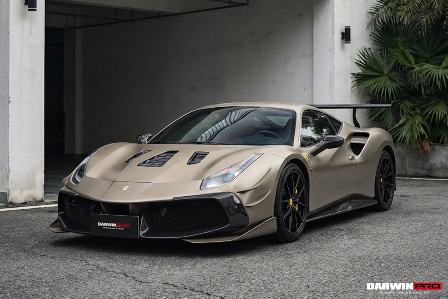 DarwinPRO 2015-2020 Ferrari 488 Challenge Evo Modena Style Side Skirts | Fits GTB, Spider